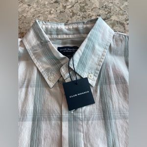 Club Monaco. Mens button down. Size S. Never before worn. Tags still on.